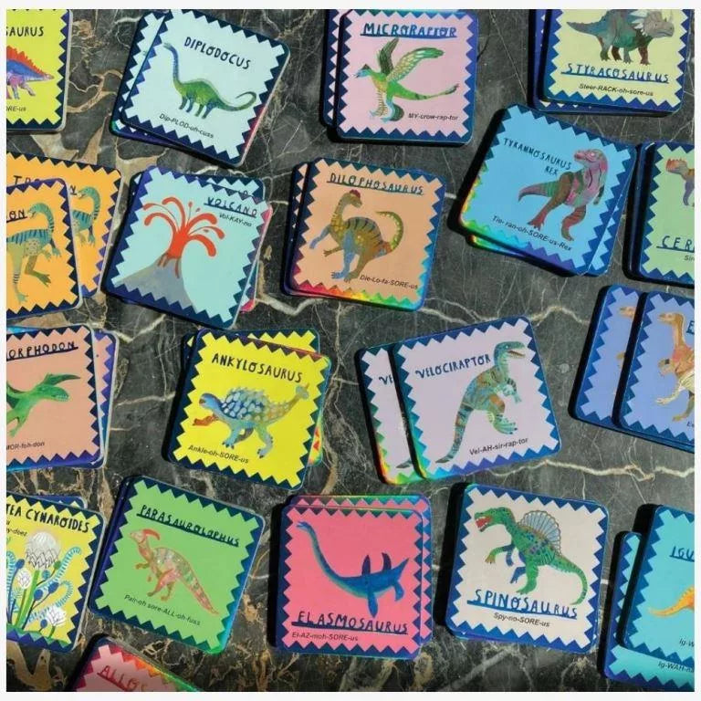 Shiny Dinosaur Memory and Matching Game