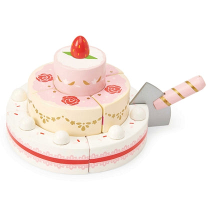Sliceable Strawberry Wedding Cake